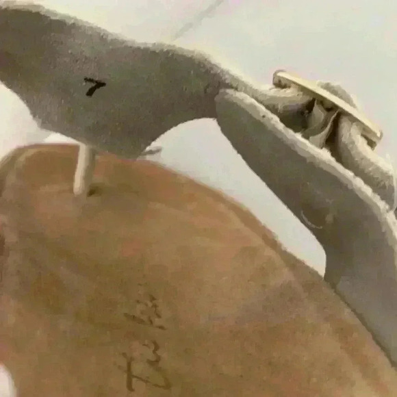 Band of The Free Pandora Thong Sandals Womens Sz 7 Beaded Wedge Slip On NWOT - Picture 8 of 8